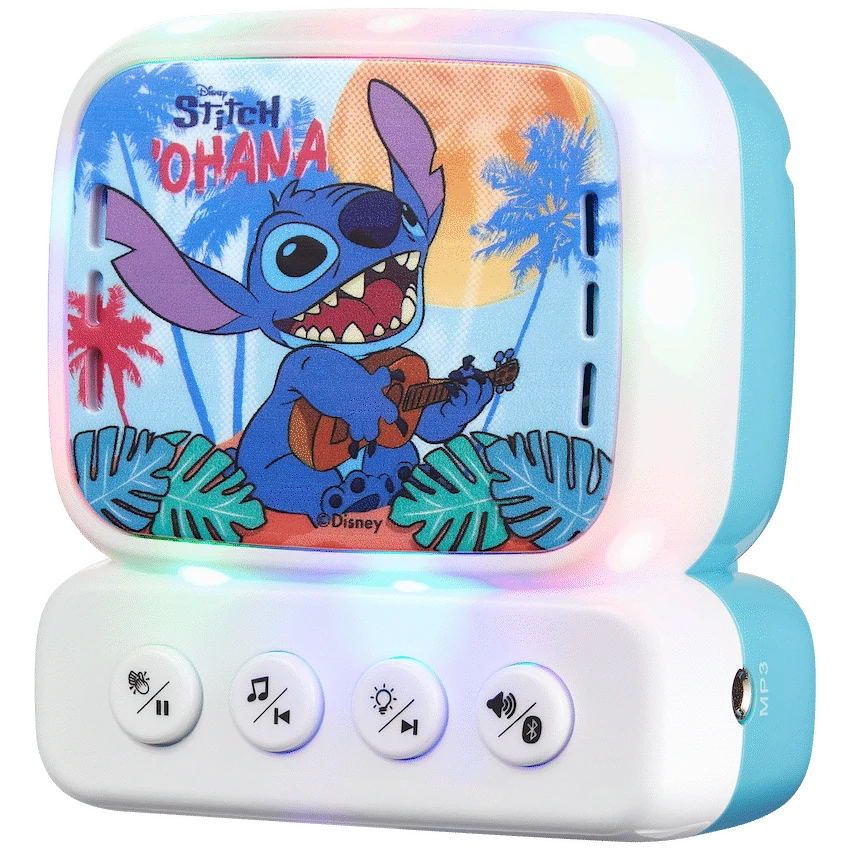 Disney Stitch Bluetooth Mini Karaoke Machine with Belt Hook - Image 4