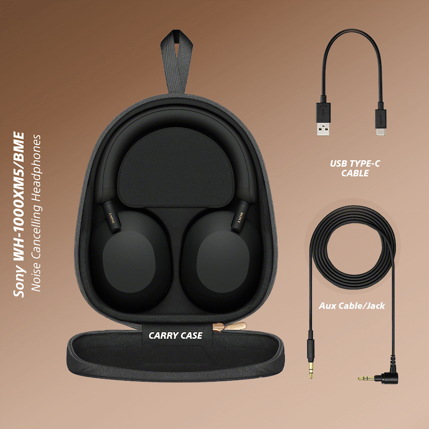 Sony WH1000XM5 (Black) Noise-Cancelling BT Headphones - Image 4
