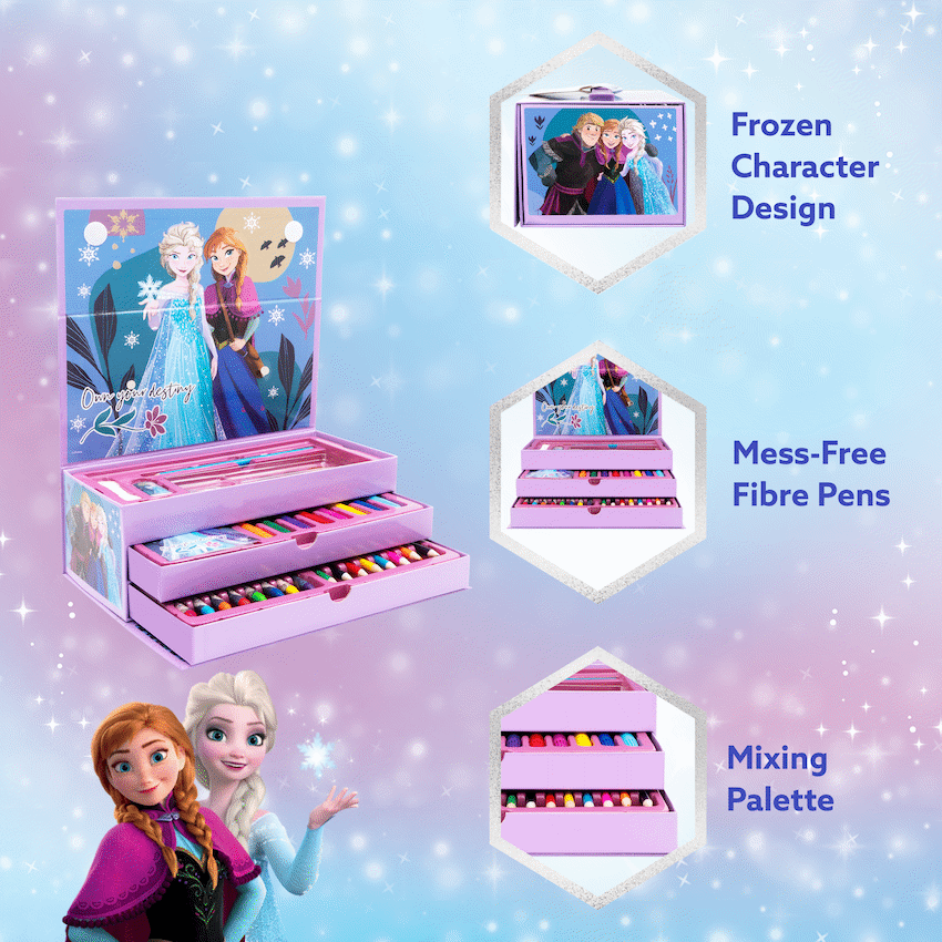 43 PC COLOURING STATIONERY SET - FROZEN - Image 4
