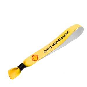 Satin Event Wristband S/Sided Print with Barb Buckle 15 x 340mm