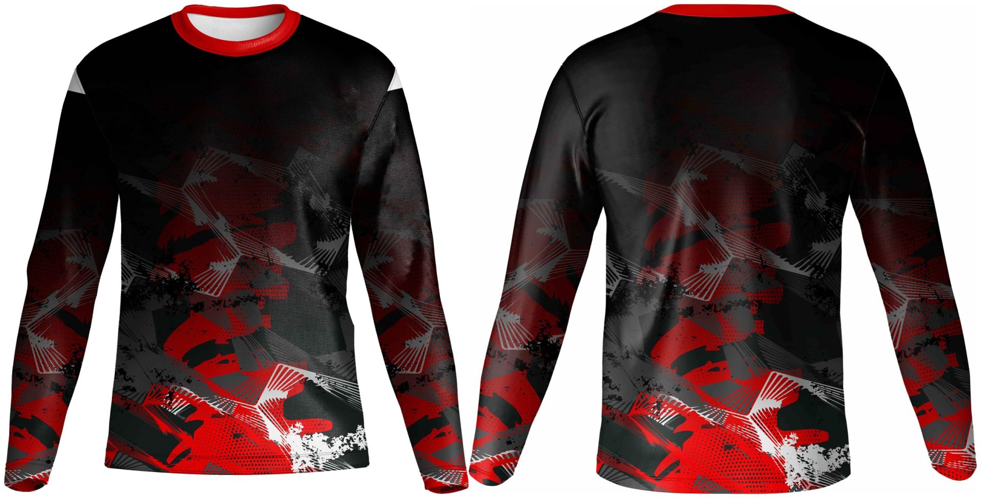 Kids Crew Neck Long Sleeve Fishing T-Shirt | Fitted Sleeve - Image 3