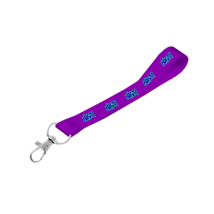 Satin Wrist Phone Strap D/Sided Print with Snap Hook 20 x 340mm