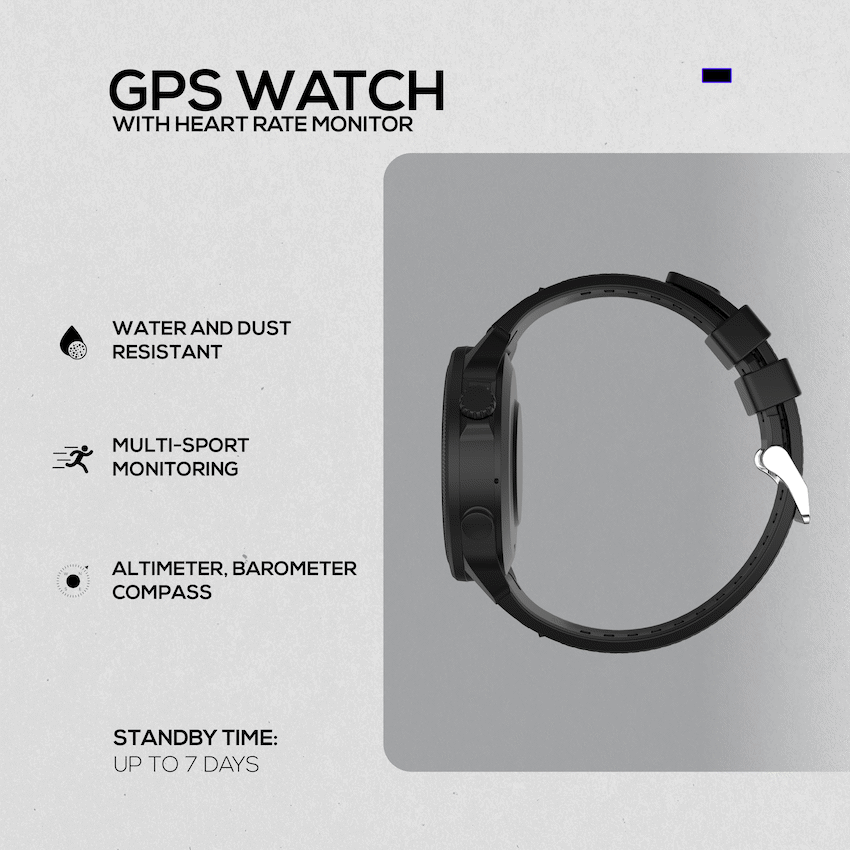Volkano Active Tech Adrenaline Series GPS Watch with Heart Rate - Image 5