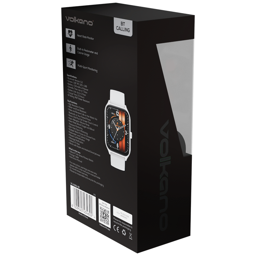 Volkano Life Series Smart Watches - Silver - Image 5