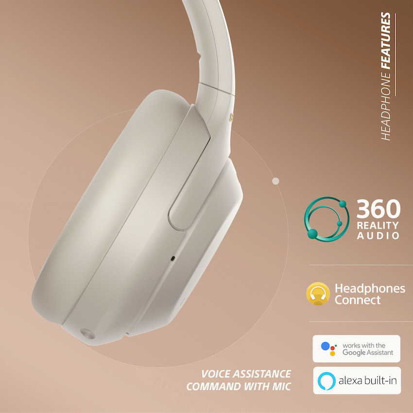 Sony WH-1000XM4 (Silver) Noise-Cancelling BT Headphones - Image 5