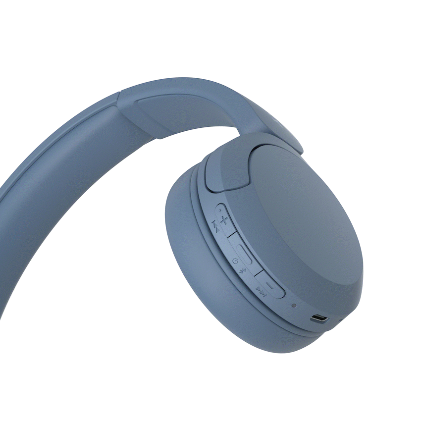Sony WH-CH520 (Blue) Bluetooth On-Ear Headphones - Image 5