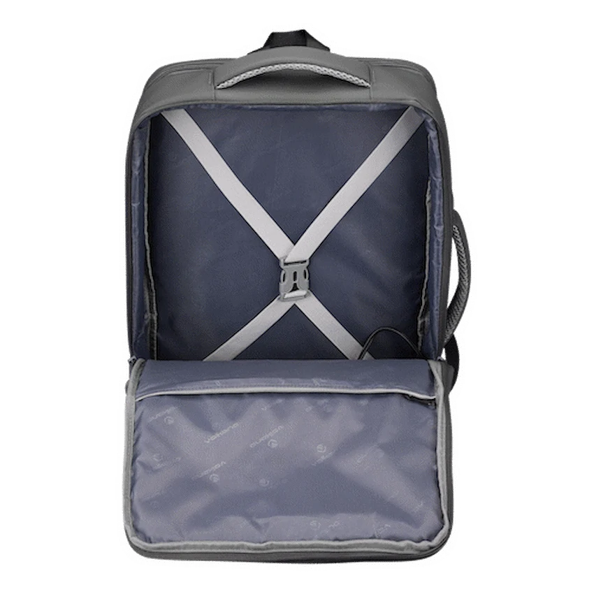 Volkano Under-Seat Traveller Backpack Charcoal - Image 5