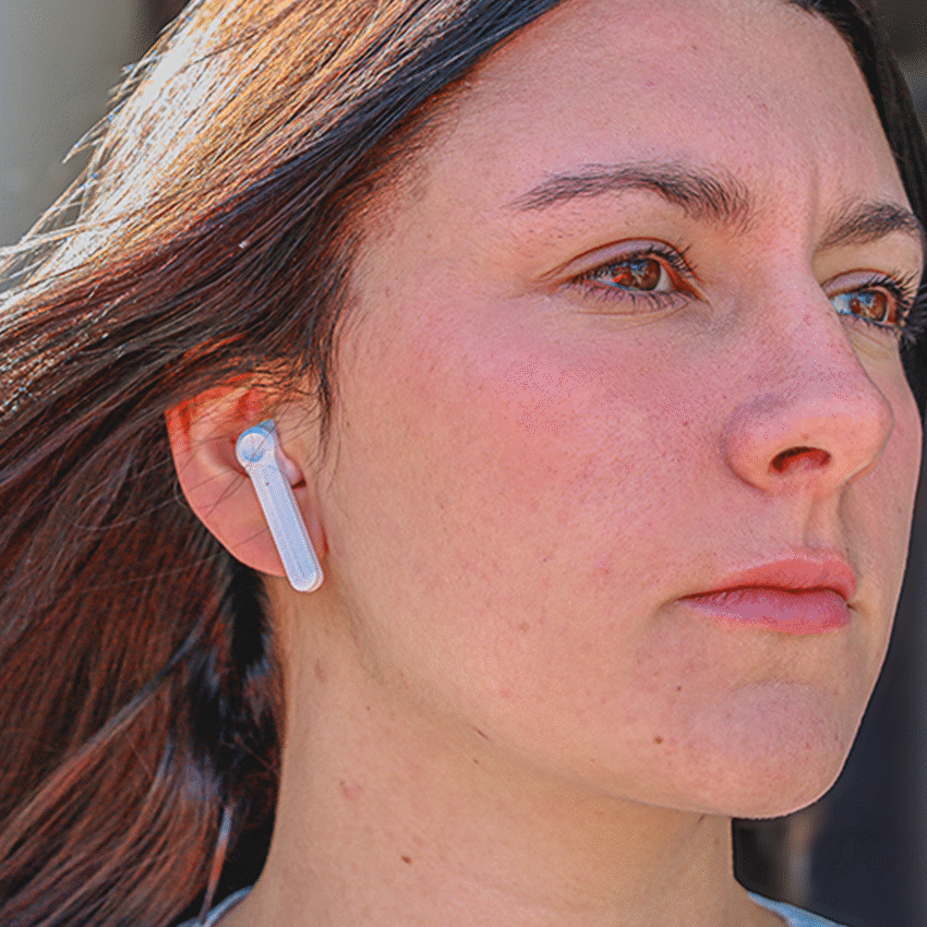Volkano Buds X 2.0 Series True Wireless Earphones - White - Image 5