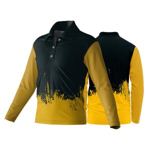 Unisex Long Sleeve Golf Shirt | Poly Spandex | Sport Design