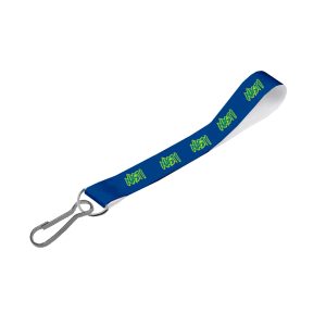 Matte Polyester Wrist Phone Strap S/Sided Print with Swivel Hook 25 x 340mm