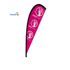 ValueFLEX Teardrop Banner 4m Single sided, Skin Only, Available in sets of 2