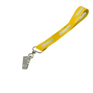 Hi-Viz Wrist Phone Strap Silver Reflective Print D/Sided with Crocodile Clip