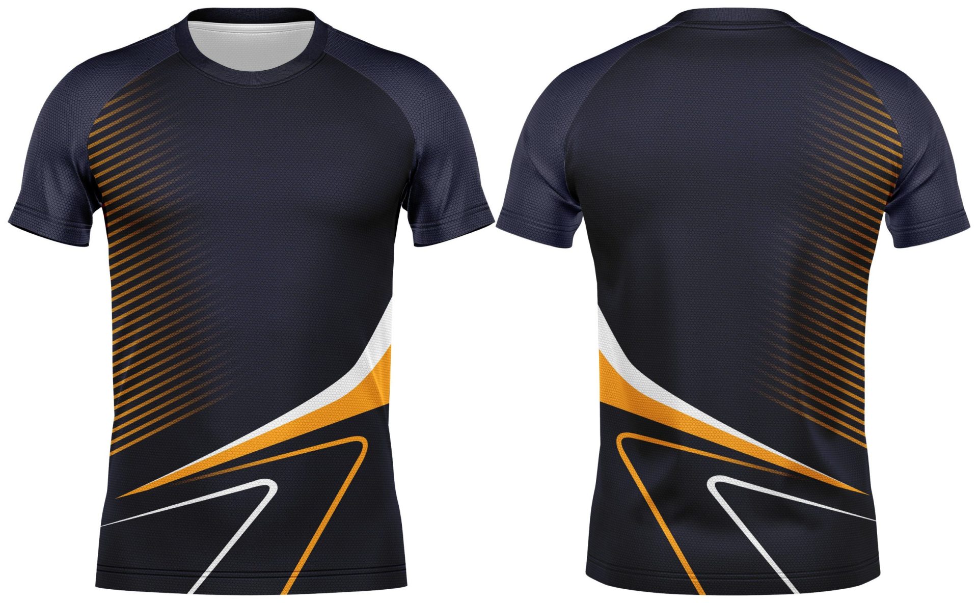 Mens Athletic Crew Neck Short Sleeve T-Shirt | Raglan Sleeve - Image 5