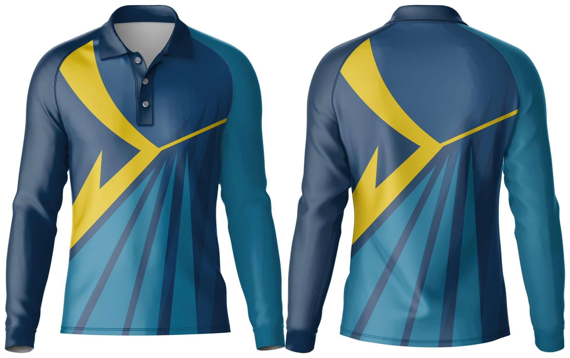 Cricket Golfer Long Sleeve | Raglan Sleeve - Image 5