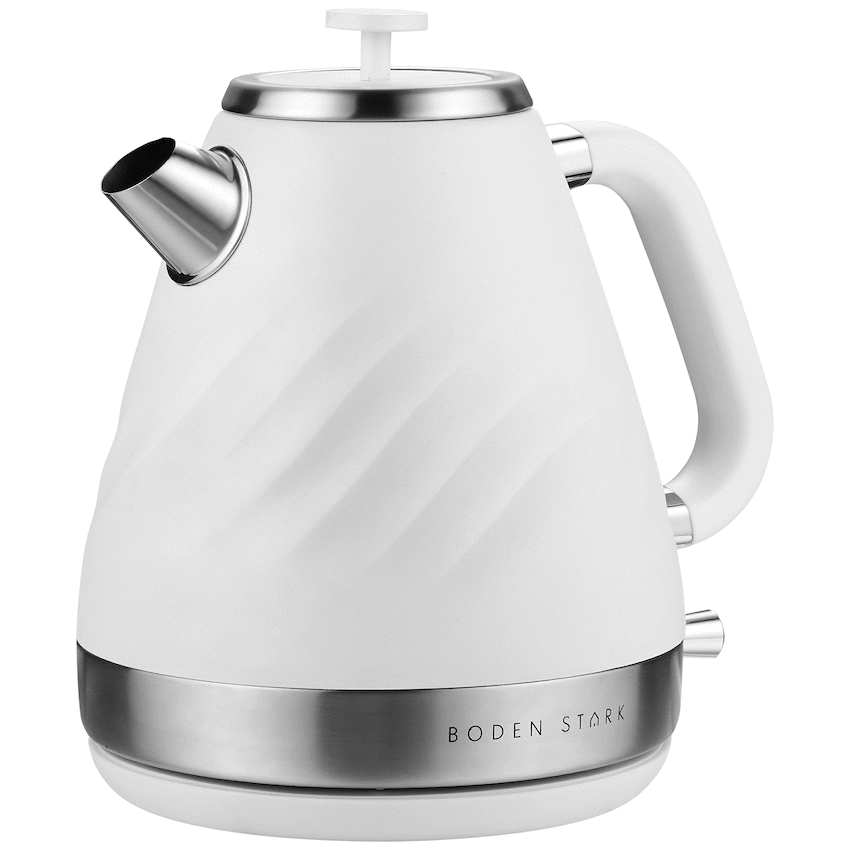 Boden Stark 1.7l Stainless Steel Kettle - White - Image 6