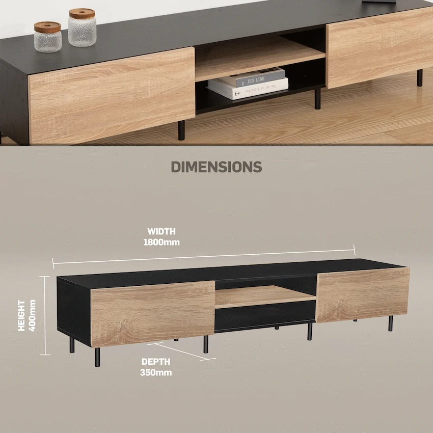 Everfurn Vega TV Stand 1800 - Image 6