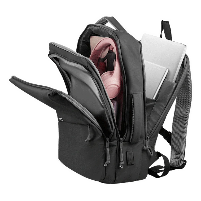 Volkano Under-Seat Traveller Backpack Charcoal - Image 6