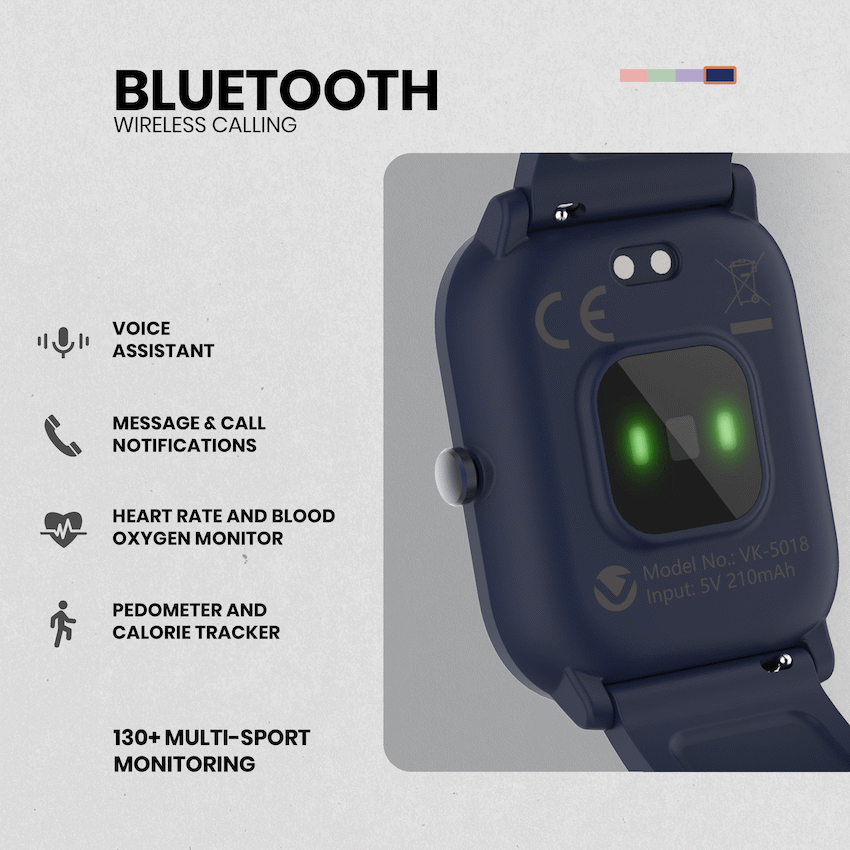 Volkano Vivo Series Kids Smart Watch - Dark Blue - Image 6