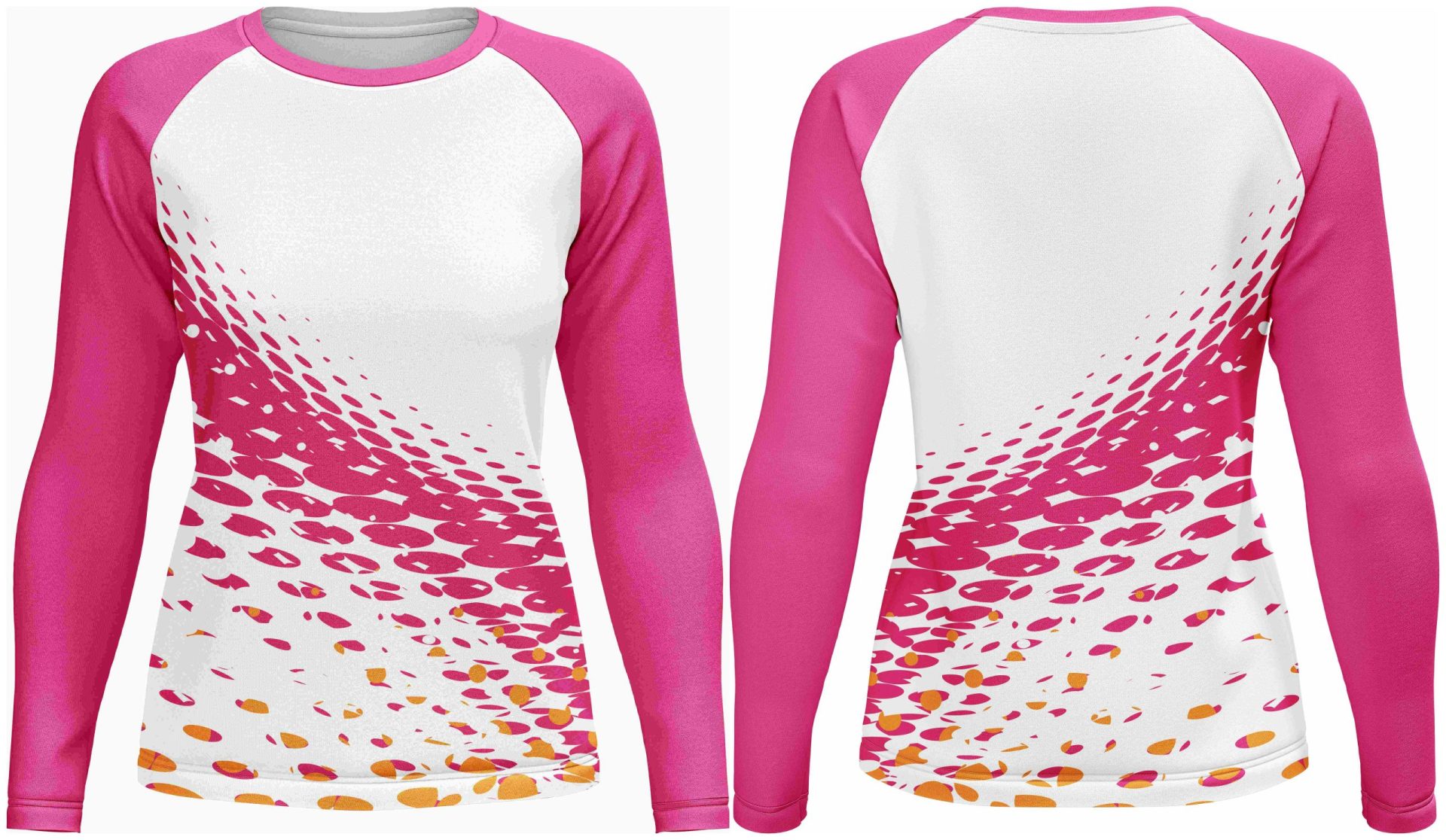 Kids Athletic Crew Neck Long Sleeve T-Shirt | Raglan Sleeve - Image 6