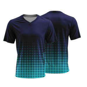 Unisex Short Sleeve V-Neck T-Shirt | Pique Knit | Sport Design