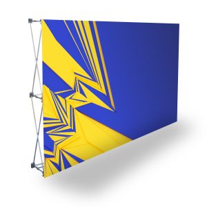 Curved Bannerwall 1.45 x 2.25m, Print Only