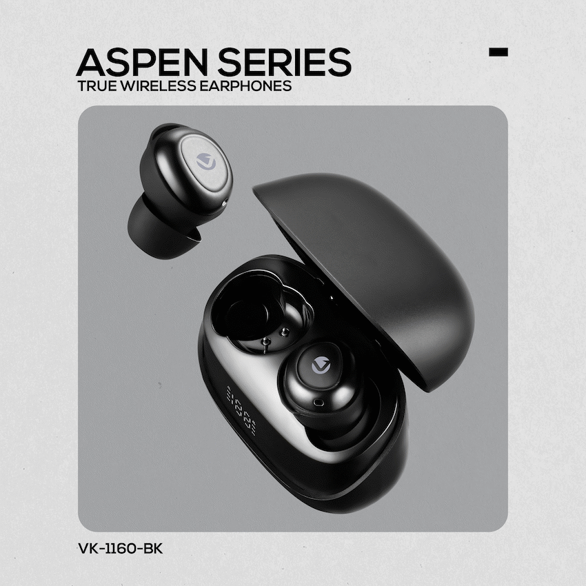 Volkano Aspen True Wireless Earphones - Black - Image 7