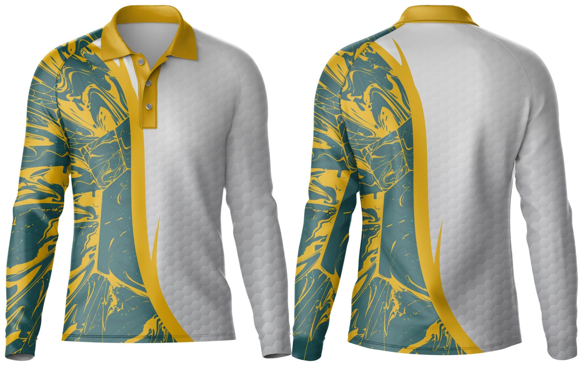 Cricket Golfer Long Sleeve | Raglan Sleeve - Image 6
