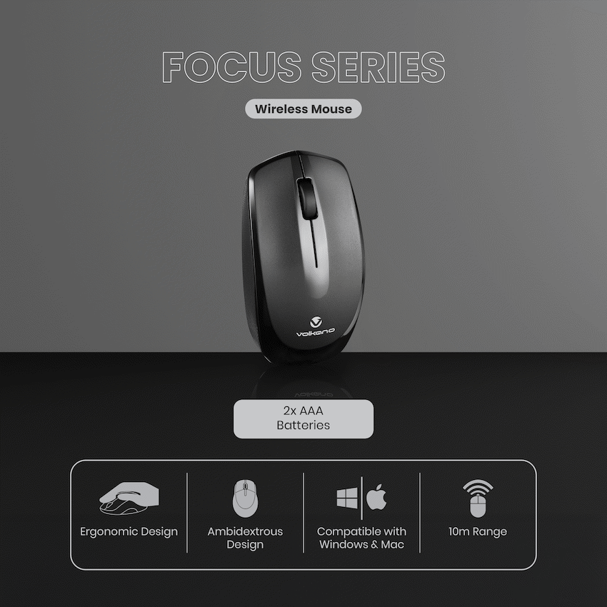 Volkano Focus Series Wireless Mouse - Image 8