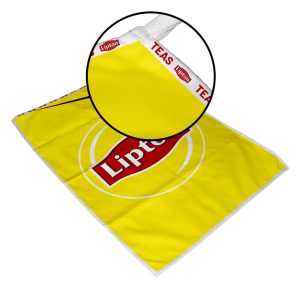 Loerie Quick Drying Hand Towel S/S Print Binded With Personalised Branded Petersham Webbing