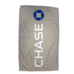 Swedish Ivy Quick Drying Large Beach Towel S/S Print Binded With Petersham Webbing