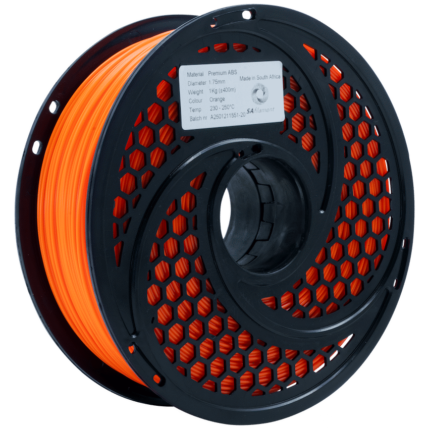 SA Filament ABS Premium Filament 1kg - Orange - Image 9