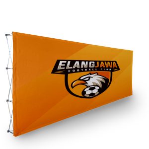 Bannerwall 6 x 2.25m, Supplied Complete