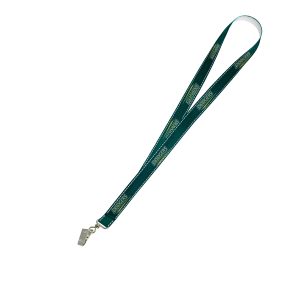 Petersham Lanyard With Reflective Border Sublimation Print S/Sided with Crocodile Clip