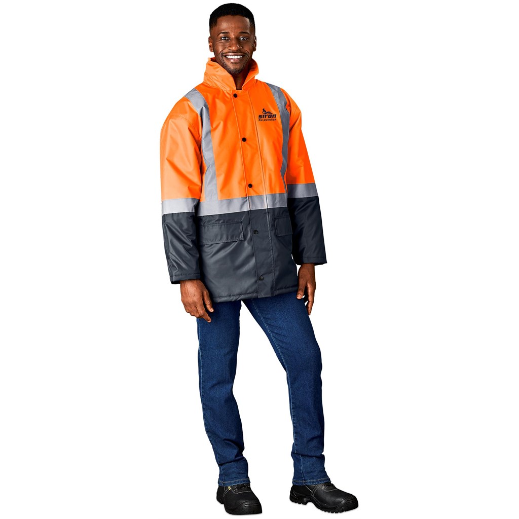 Hazard Padded Two-Tone Hi-Viz Reflective Jacket - Image 18