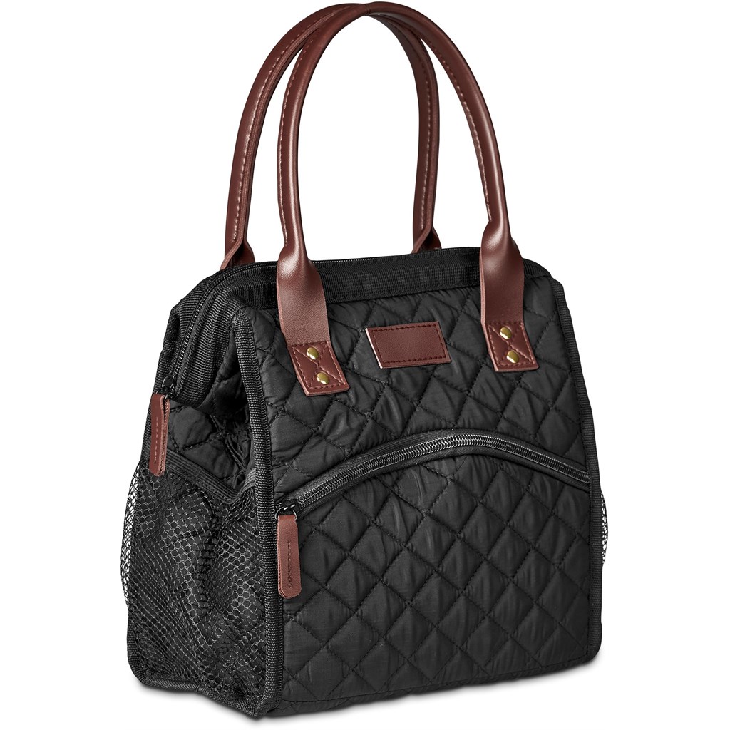 Kate Quilted 12-Can Lunch Cooler - Image 10