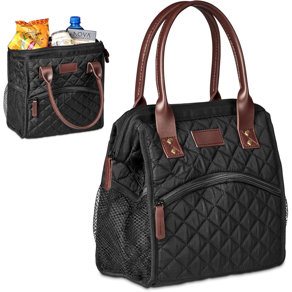 Kate Quilted 12-Can Lunch Cooler - Image 8