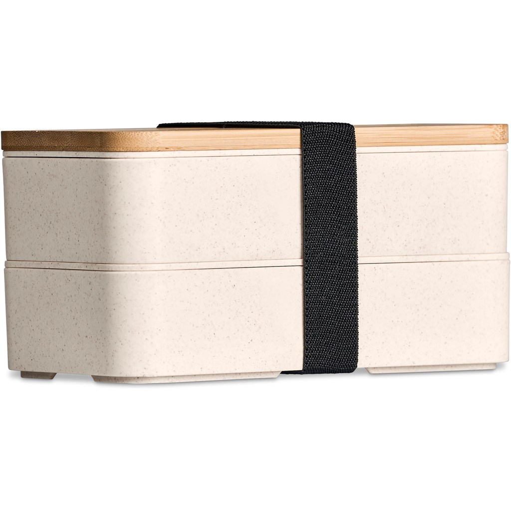 Okiyo Dura Wheat Straw & Bamboo Lunch Box Set - Image 2
