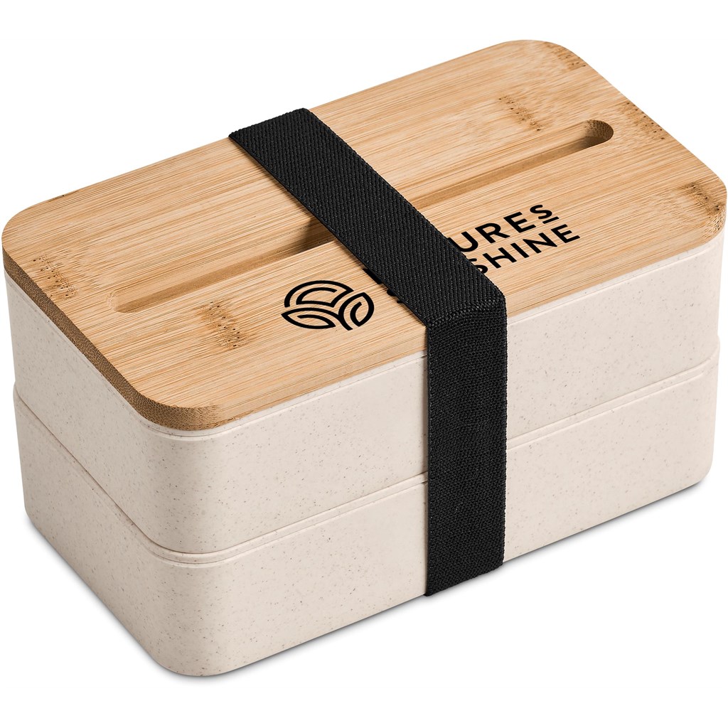Okiyo Dura Wheat Straw & Bamboo Lunch Box Set - Image 3