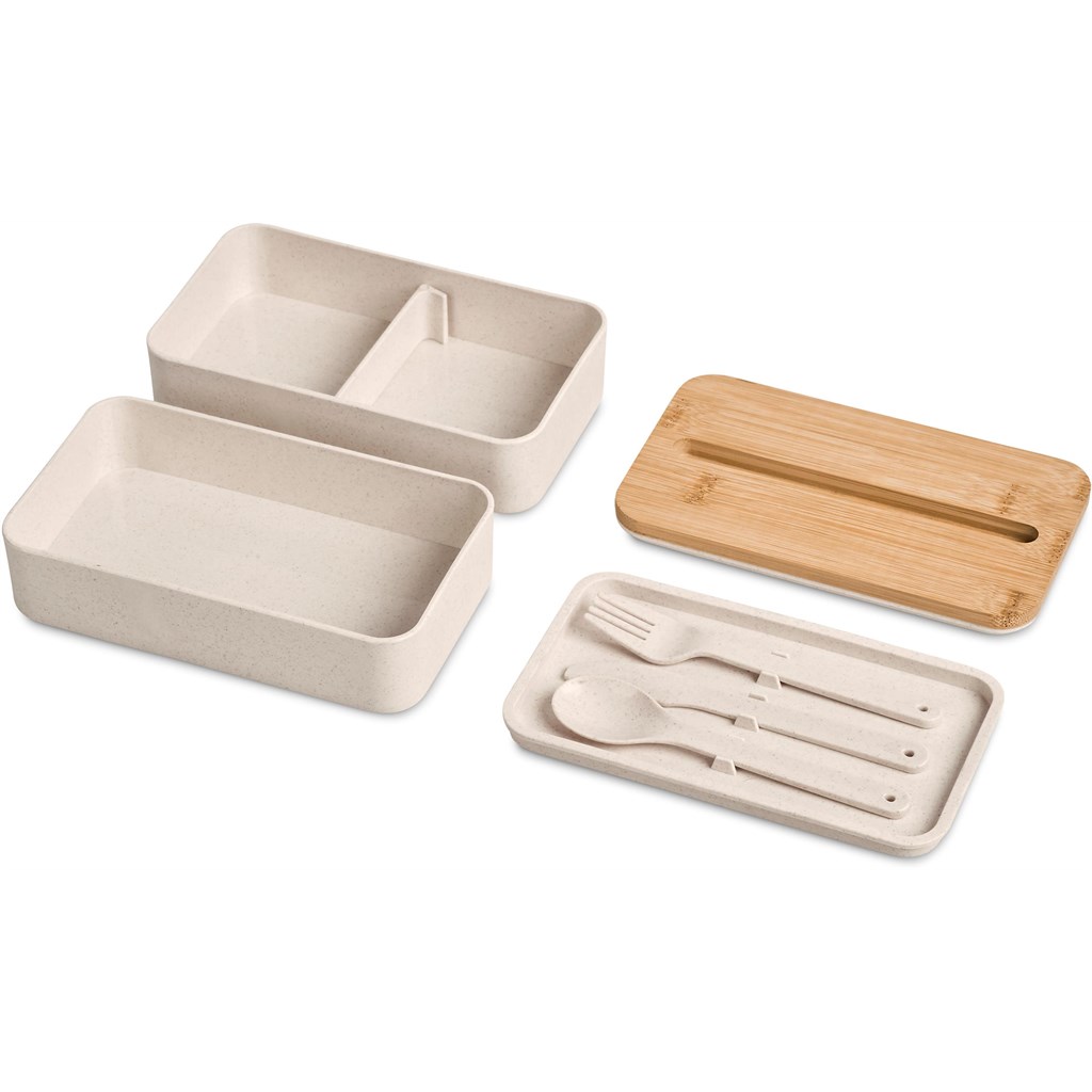 Okiyo Dura Wheat Straw & Bamboo Lunch Box Set - Image 11