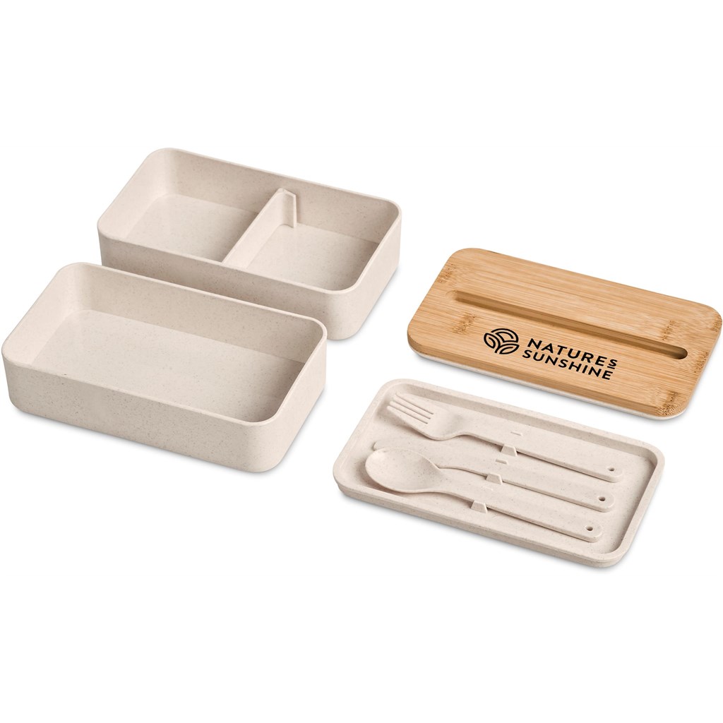 Okiyo Dura Wheat Straw & Bamboo Lunch Box Set - Image 18