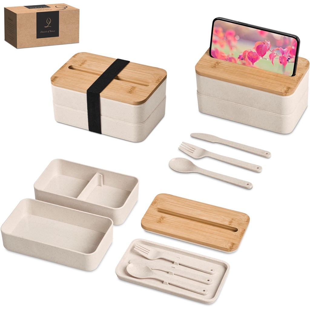 Okiyo Dura Wheat Straw & Bamboo Lunch Box Set - Image 14