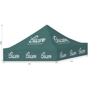 Ovation Sublimated Gazebo 2m X 2m - Roof (Excludes Hardware)