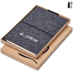Okiya Rika Recycled Felt Soft Cover notebook
