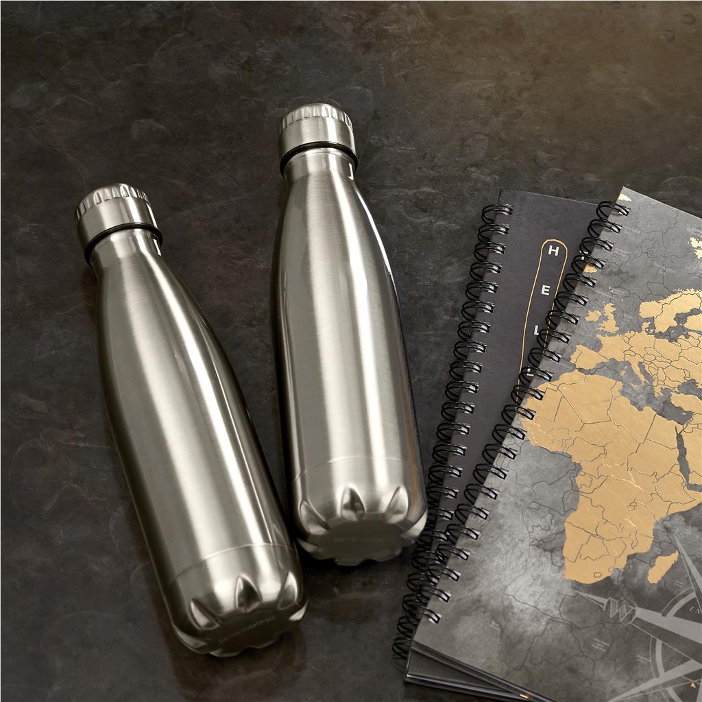 Serendipio Discovery Stainless Steel Vacuum Water Bottle - 500ml - Image 5