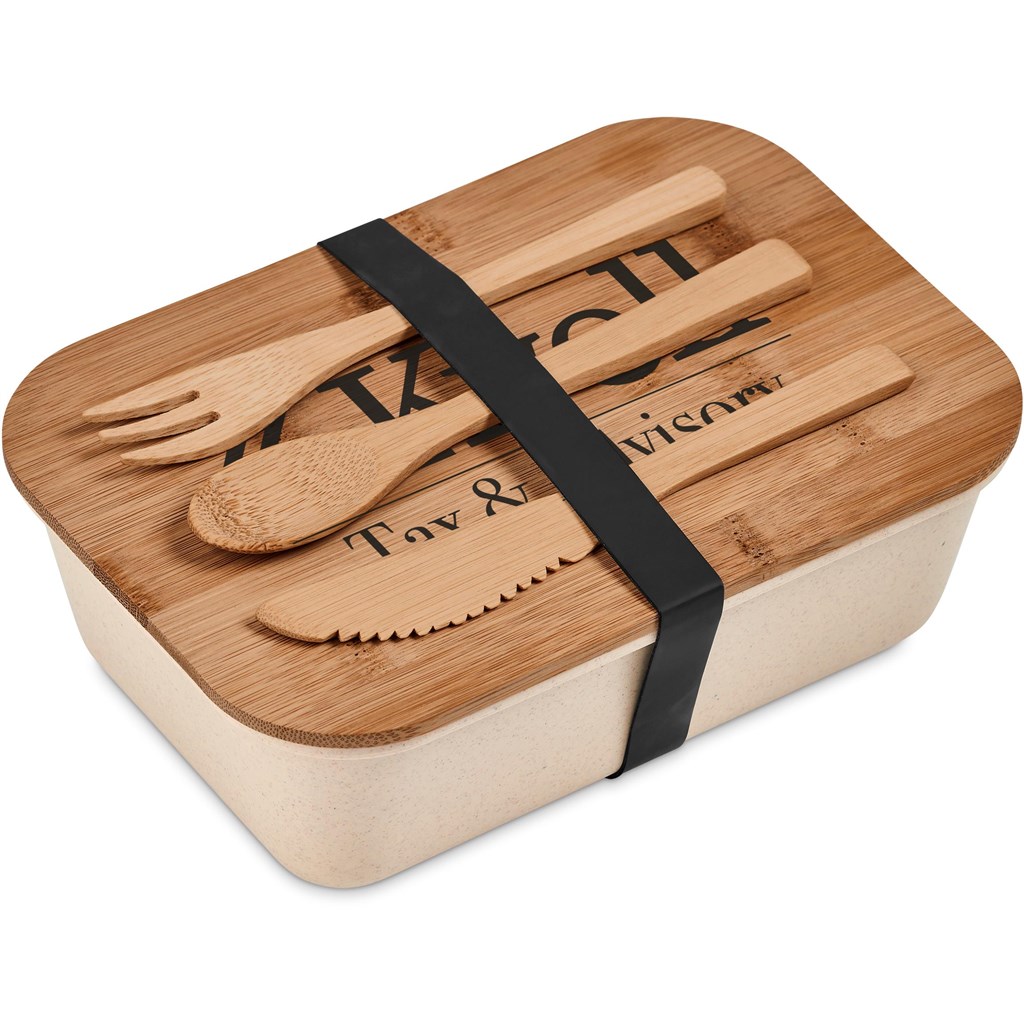 Kooshty Natura Plus Bamboo Fibre Lunch Box Set - Image 5