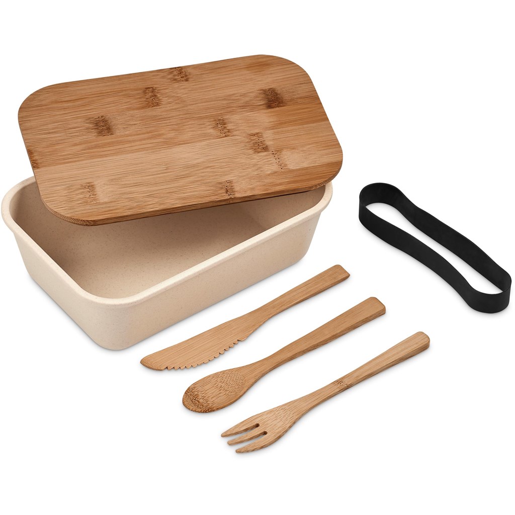 Kooshty Natura Plus Bamboo Fibre Lunch Box Set - Image 10