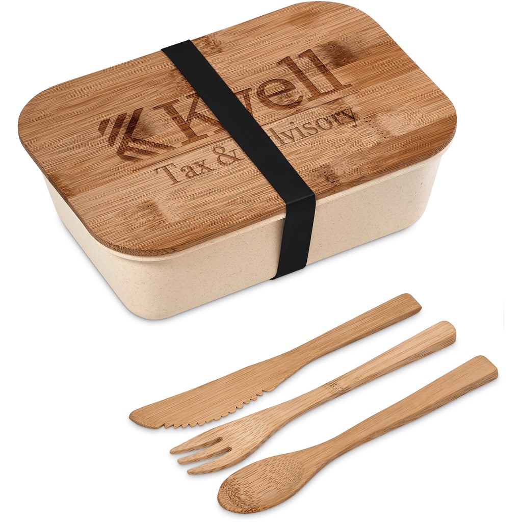 Kooshty Natura Plus Bamboo Fibre Lunch Box Set - Image 13