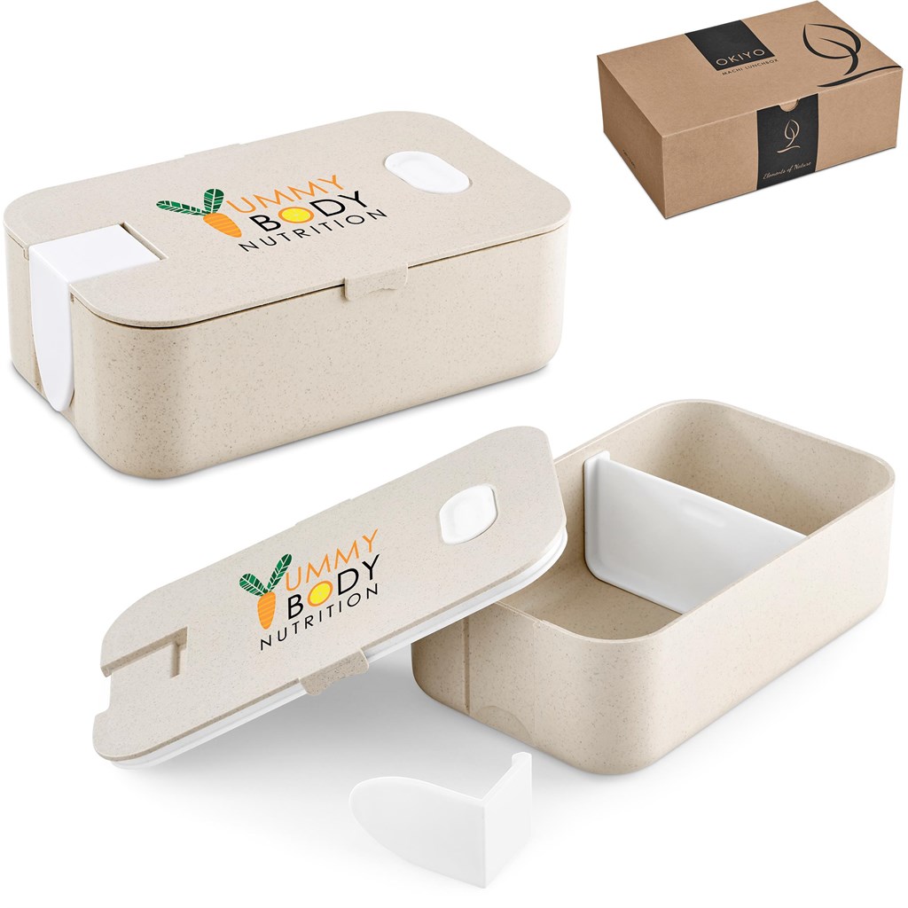 Okiyo Machi Wheat Straw Lunch Box - Image 2
