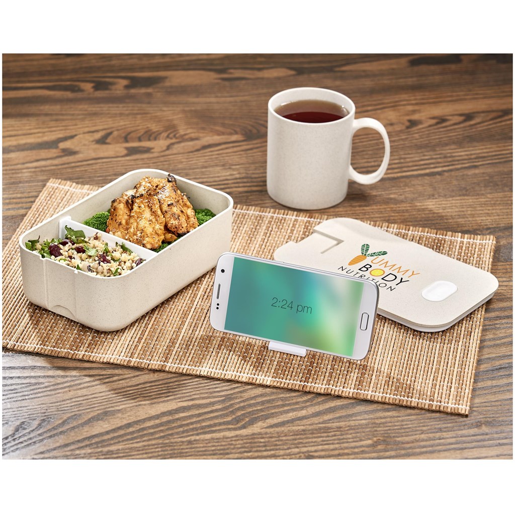 Okiyo Machi Wheat Straw Lunch Box - Image 9
