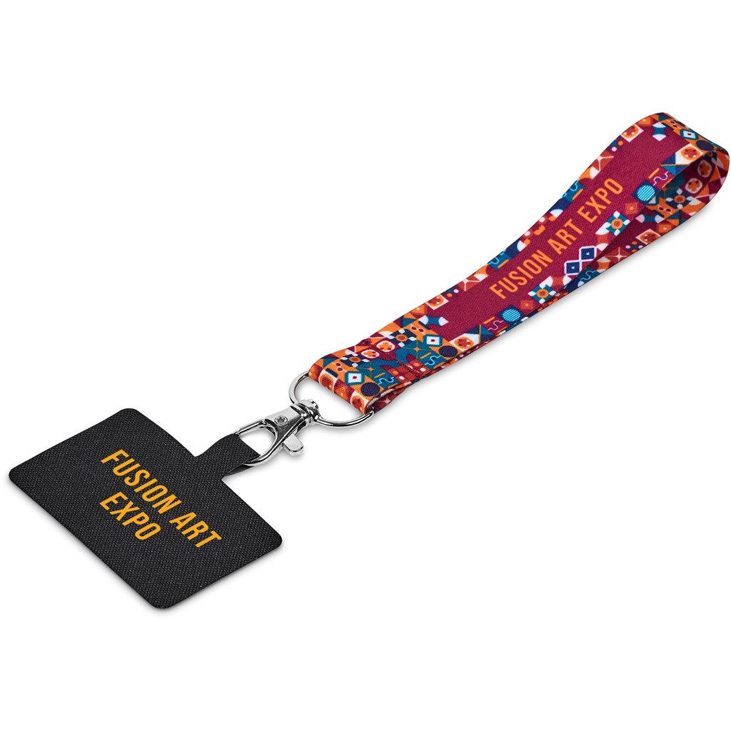 Altitude Rambler Single-Sided Sublimated Satin Wrist Phone Strap - Image 8